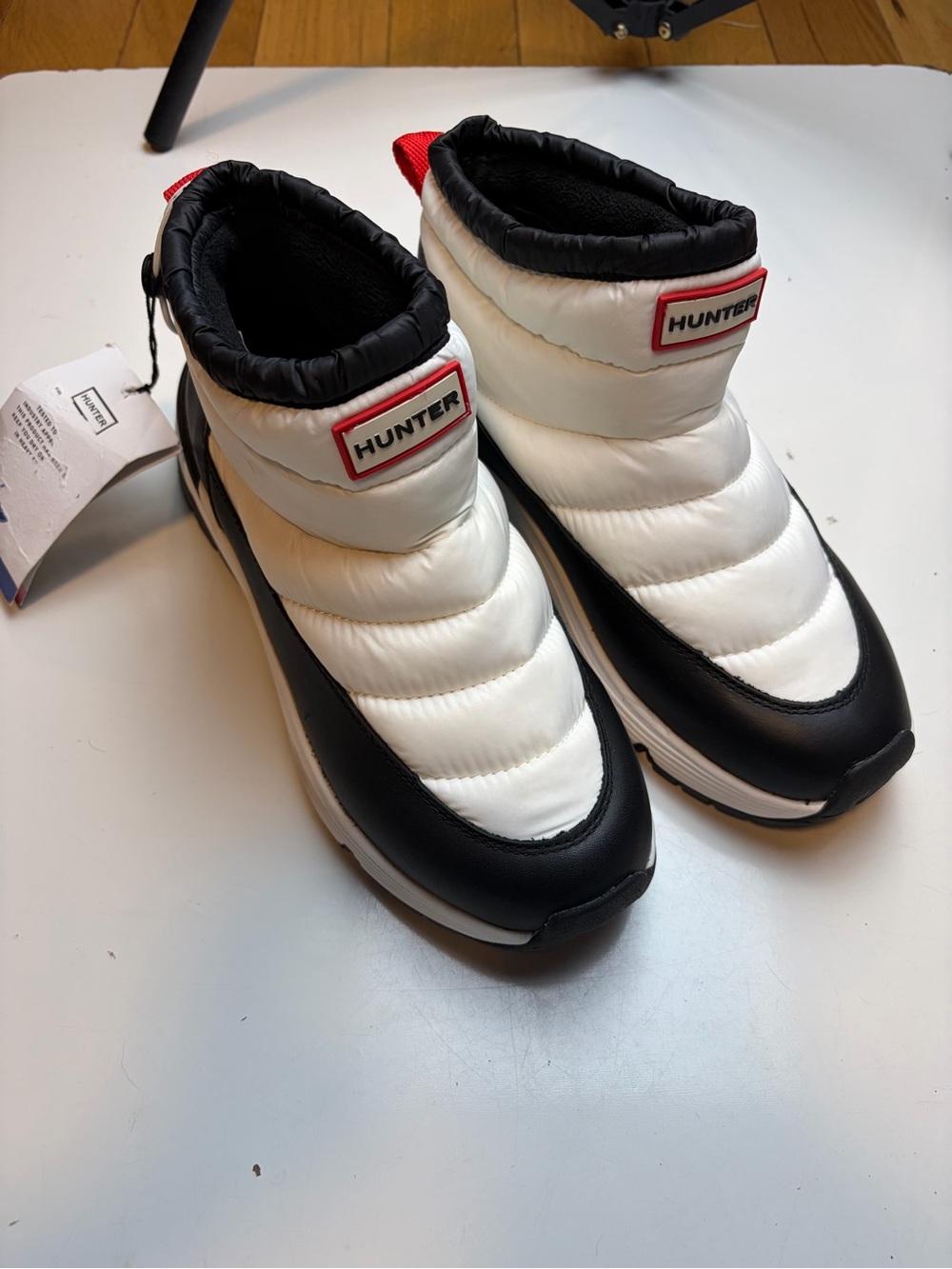 Hunter Hwanne Insulated Short Snow Boots Waterproof sz 8‎